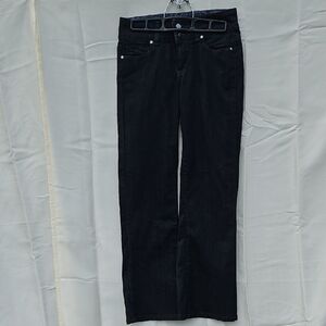 PAIGE Black Flare & Wide Leg Jeans
